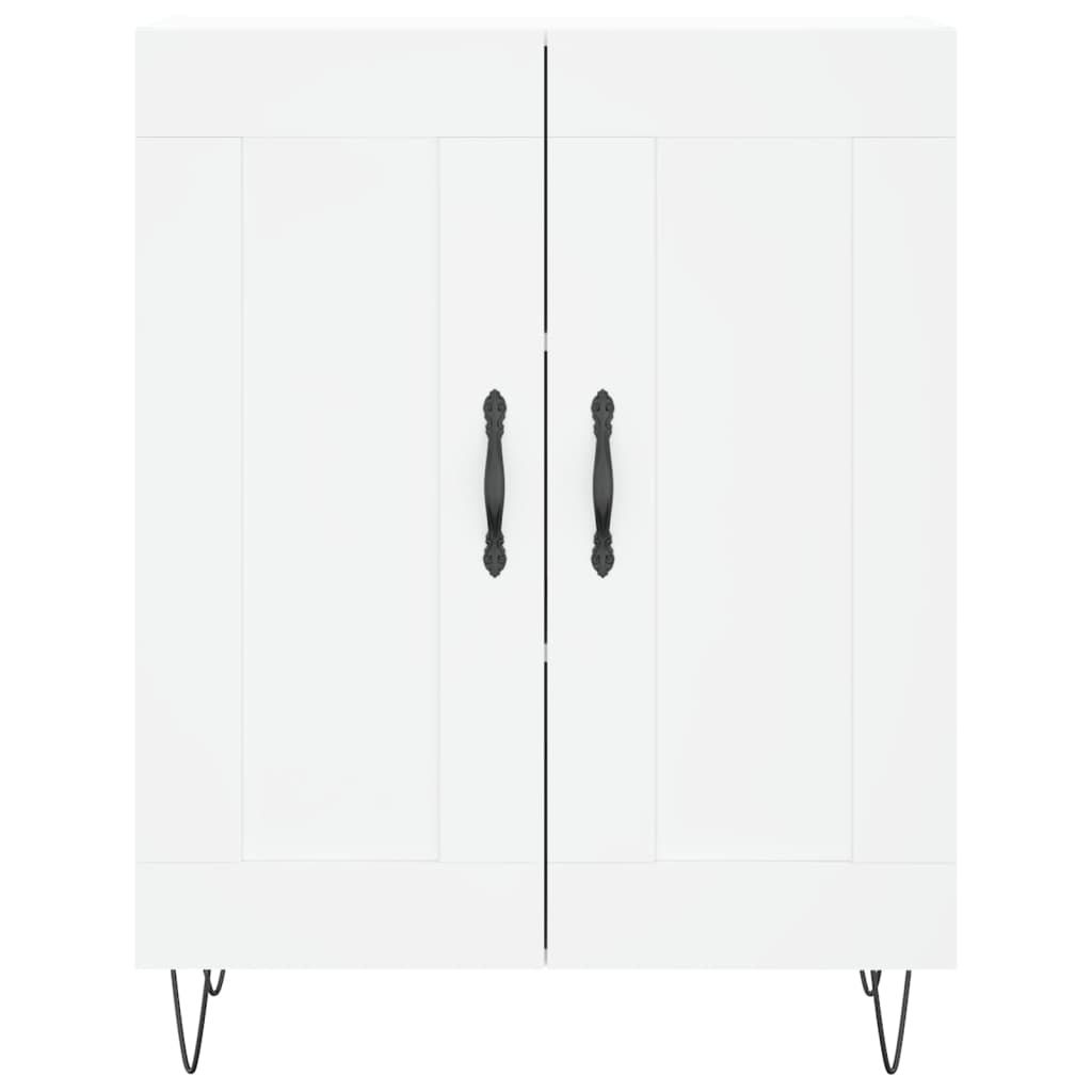 vidaXL Ντουλάπι Λευκό 69,5x34x180 εκ. από Επεξεργασμένο Ξύλο