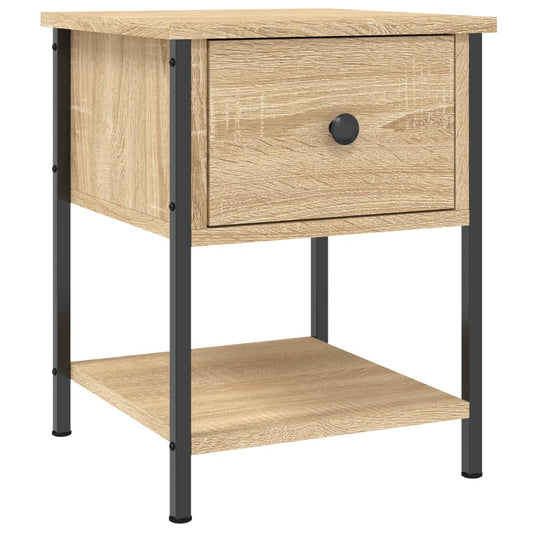 vidaXL Κομοδίνο Sonoma Δρυς 34 x 35,5 x 45 εκ. από Επεξεργασμένο Ξύλο