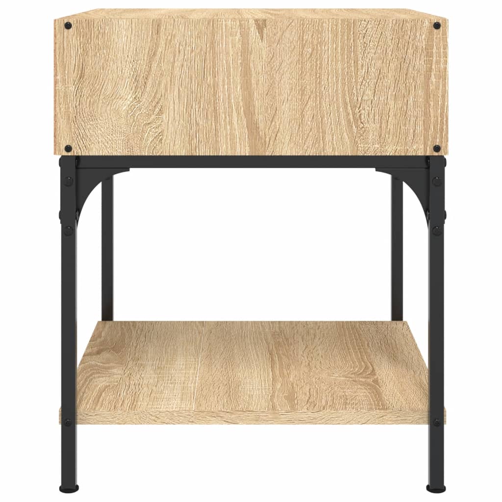 vidaXL Κομοδίνο Sonoma Δρυς 40 x 41 x 50 εκ. από Επεξεργασμένο Ξύλο