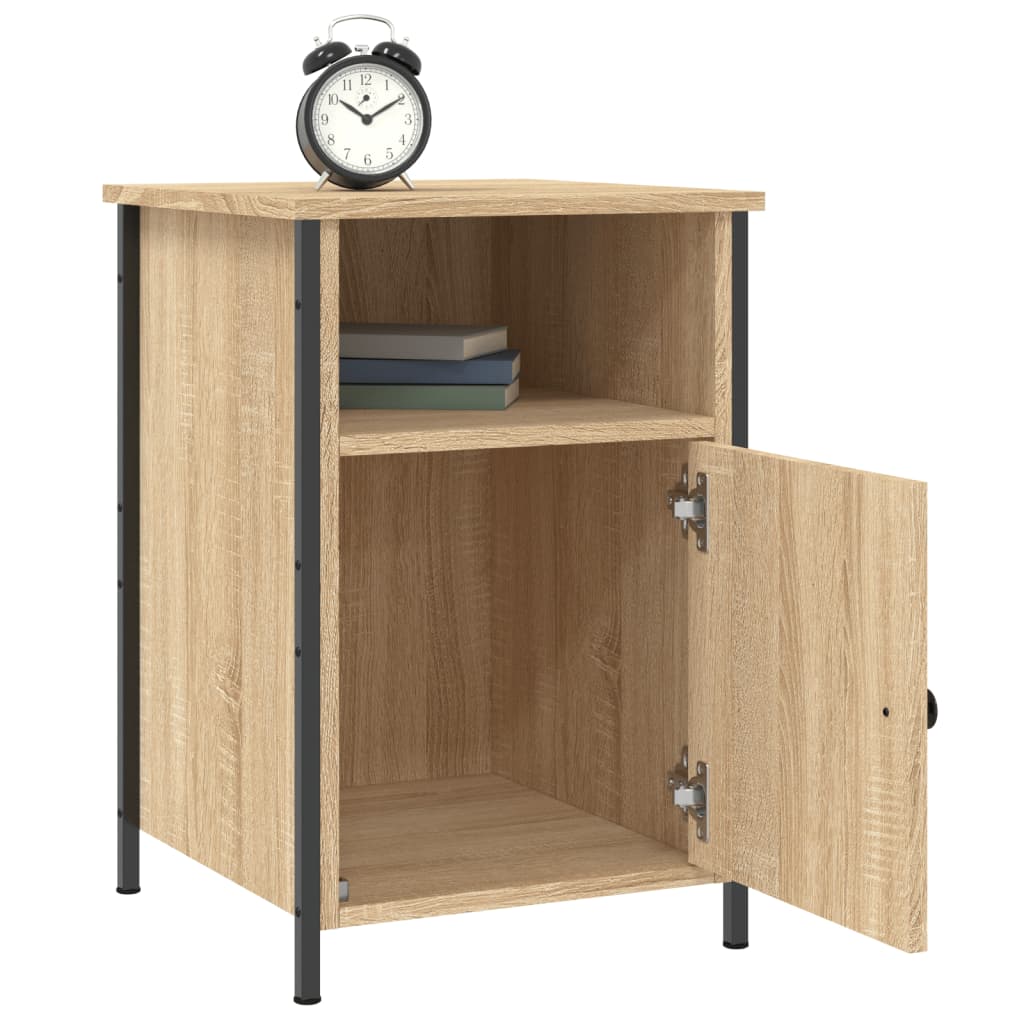 vidaXL Κομοδίνα 2 τεμ. Sonoma Δρυς 40x42x60 εκ. από Επεξεργασμένο Ξύλο