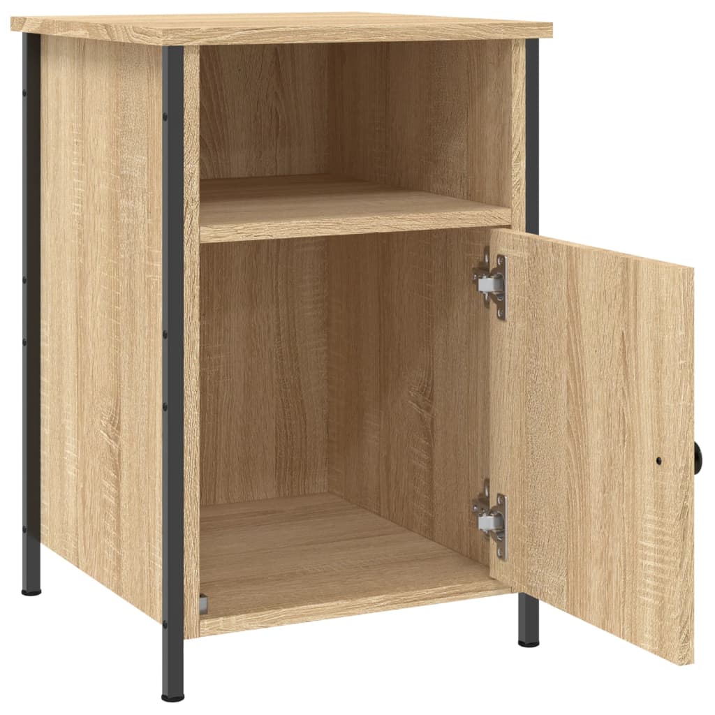 vidaXL Κομοδίνα 2 τεμ. Sonoma Δρυς 40x42x60 εκ. από Επεξεργασμένο Ξύλο