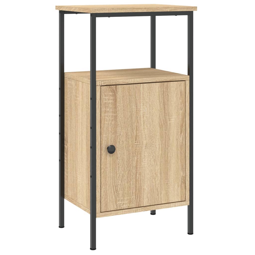 vidaXL Κομοδίνα 2 τεμ. Sonoma Δρυς 41 x 31 x 80 εκ. Επεξεργασμένο Ξύλο