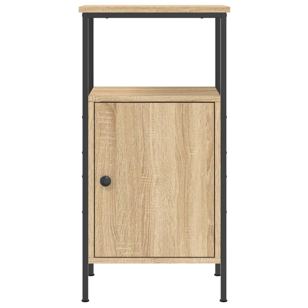 vidaXL Κομοδίνα 2 τεμ. Sonoma Δρυς 41 x 31 x 80 εκ. Επεξεργασμένο Ξύλο