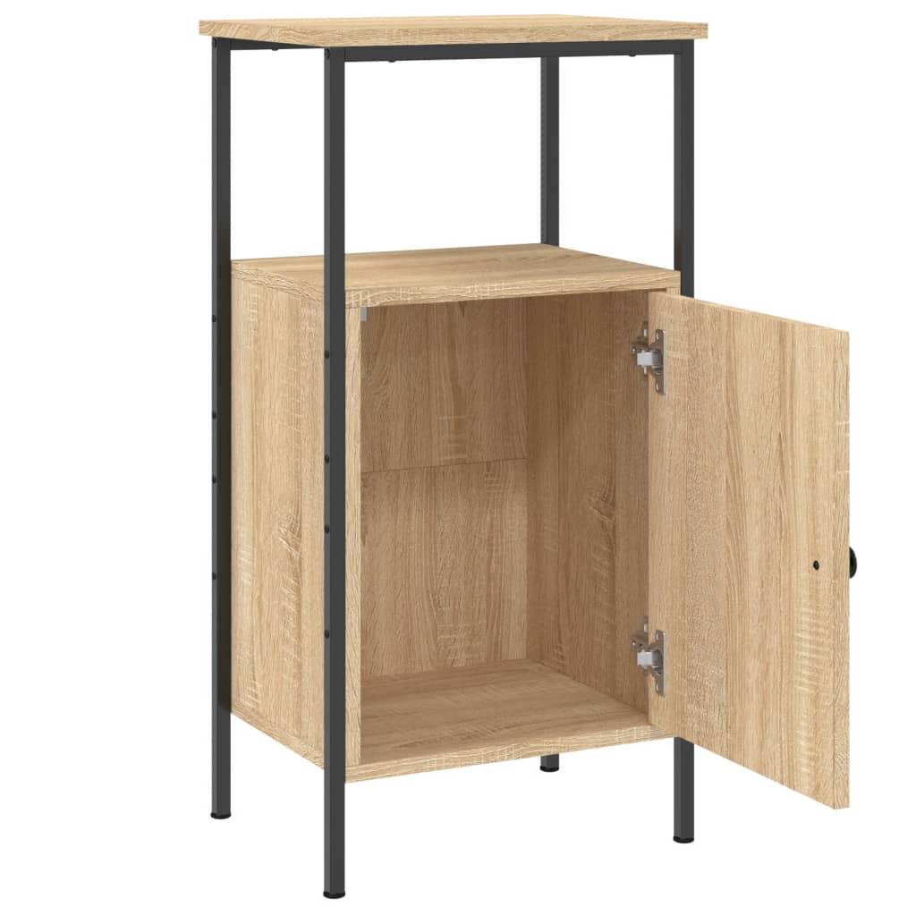vidaXL Κομοδίνα 2 τεμ. Sonoma Δρυς 41 x 31 x 80 εκ. Επεξεργασμένο Ξύλο