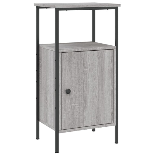vidaXL Κομοδίνο Γκρι Sonoma 41 x 31 x 80 εκ. από Επεξεργασμένο Ξύλο