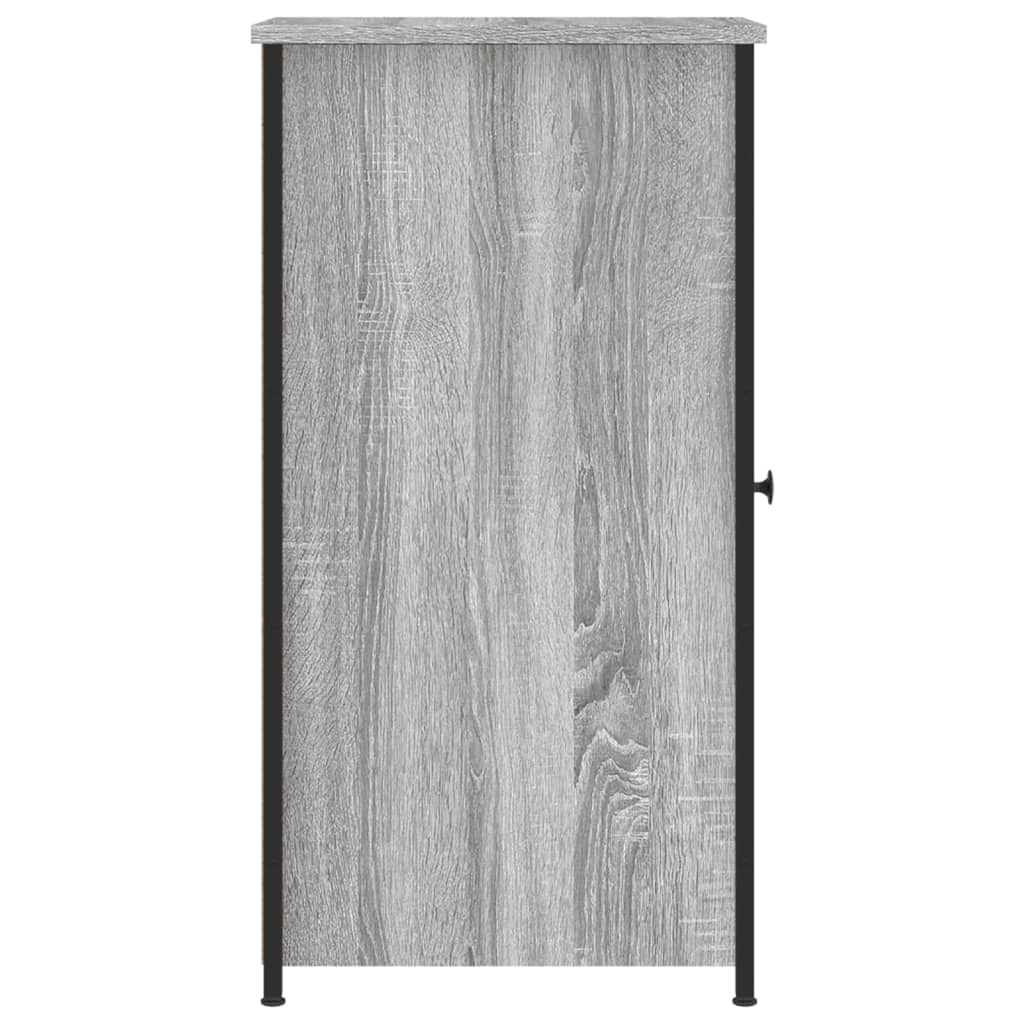 vidaXL Κομοδίνο Γκρι Sonoma 32 x 42 x 80 εκ. από Επεξεργασμένο Ξύλο