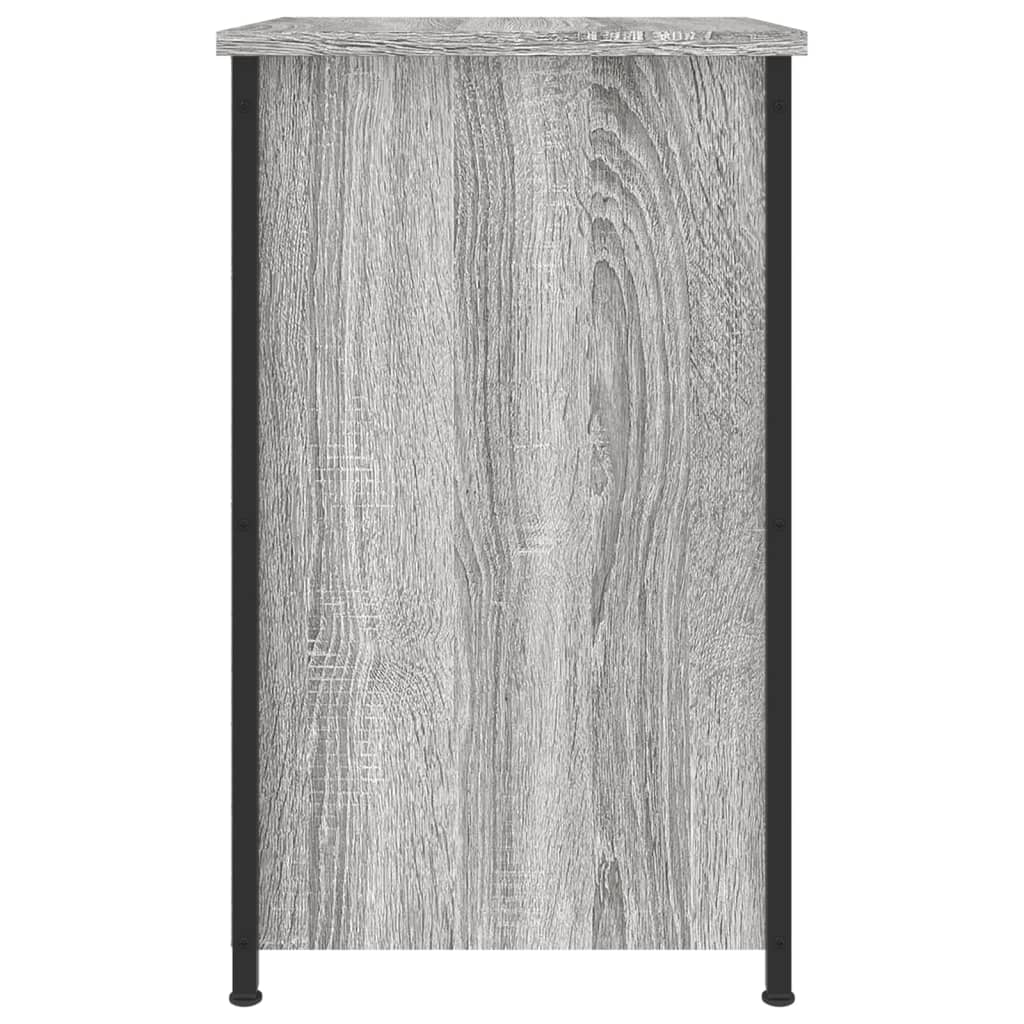 vidaXL Κομοδίνα 2 τεμ. Γκρι Sonoma 40x36x60 εκ. από Επεξεργασμένο Ξύλο