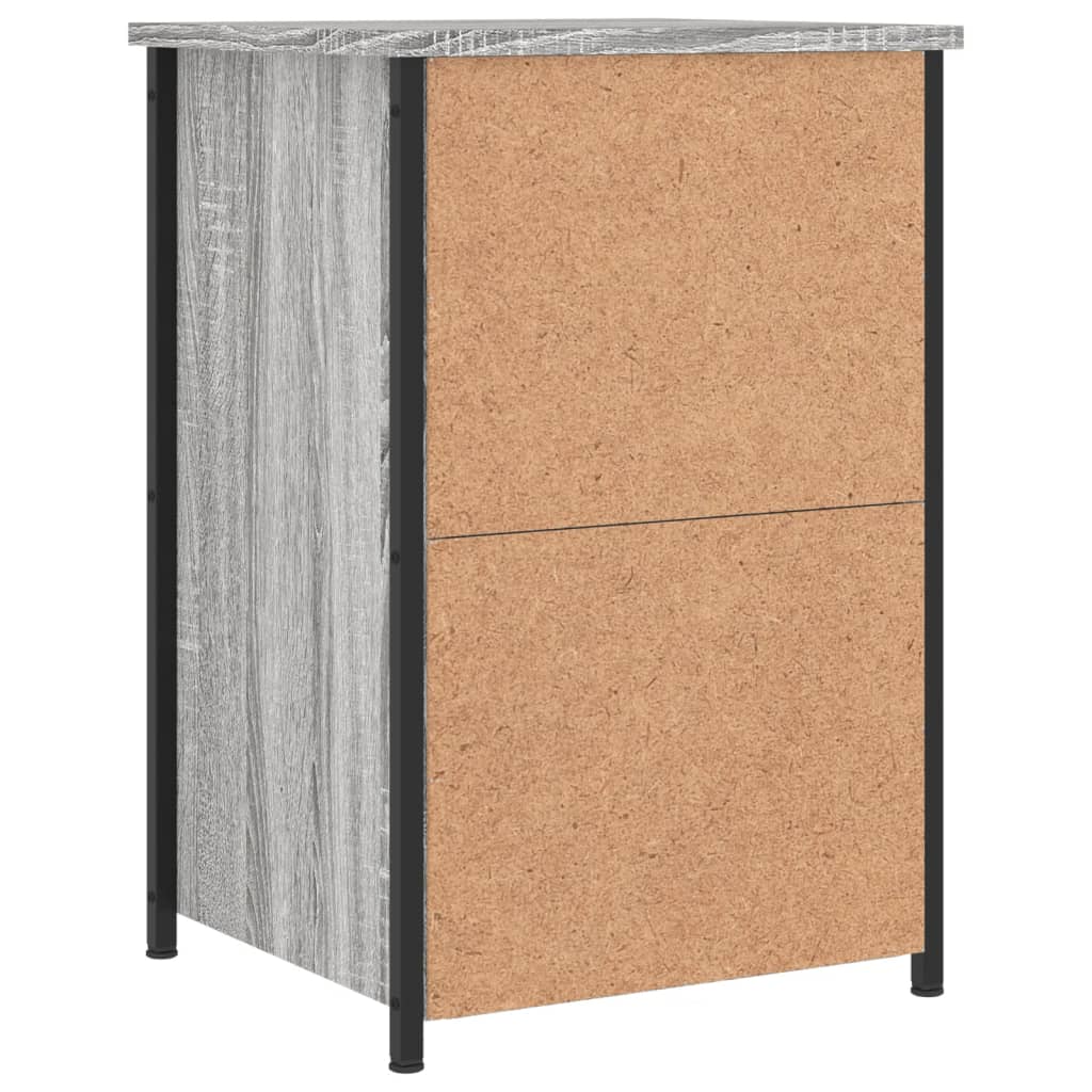 vidaXL Κομοδίνα 2 τεμ. Γκρι Sonoma 40x36x60 εκ. από Επεξεργασμένο Ξύλο