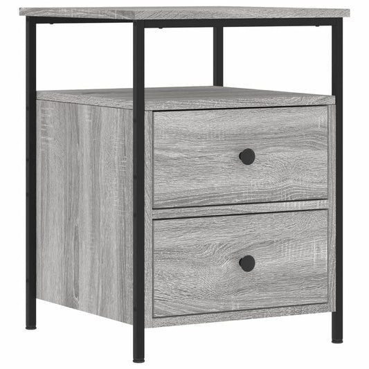 vidaXL Κομοδίνο Γκρι Sonoma 44 x 45 x 60 εκ. από Επεξεργασμένο Ξύλο