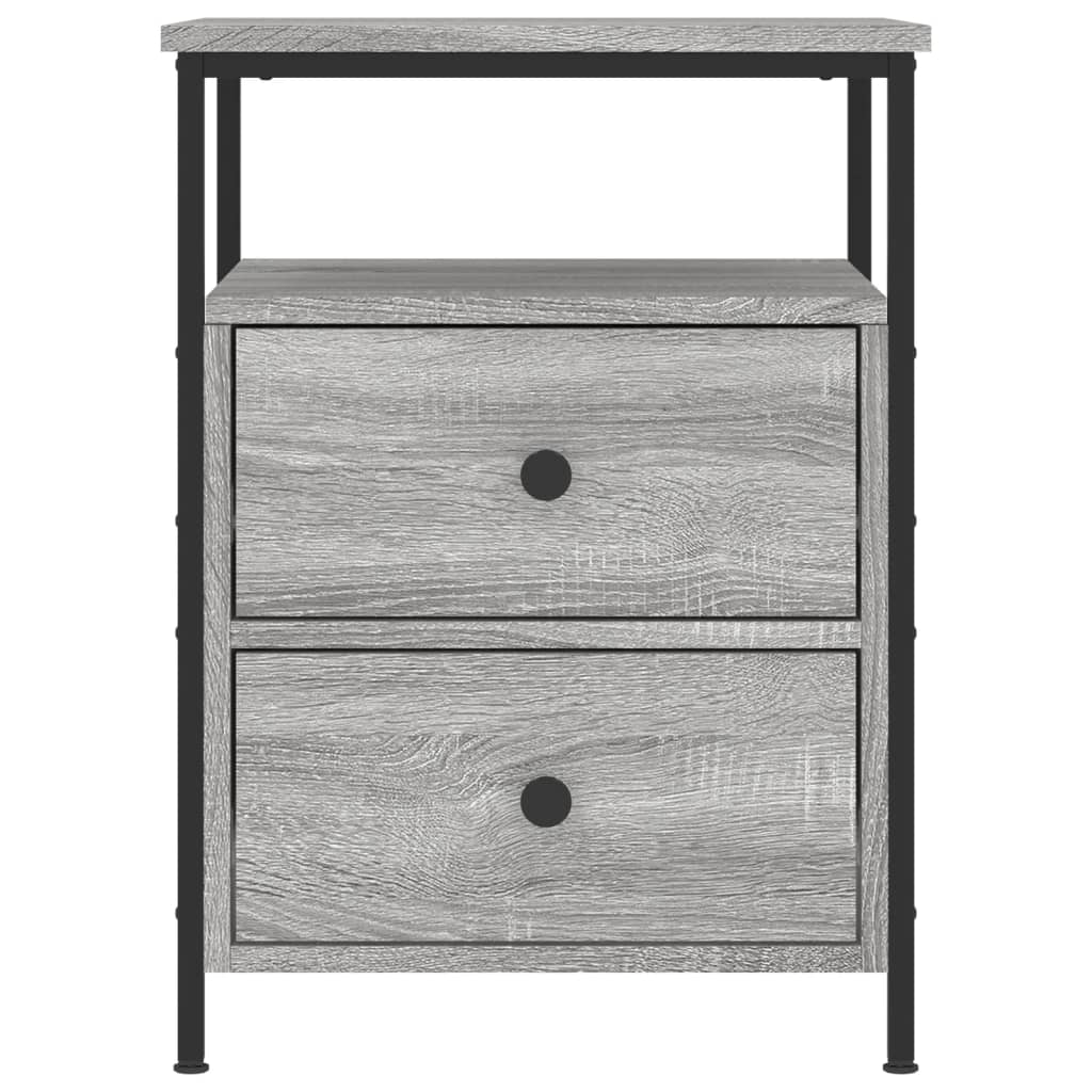 vidaXL Κομοδίνο Γκρι Sonoma 44 x 45 x 60 εκ. από Επεξεργασμένο Ξύλο