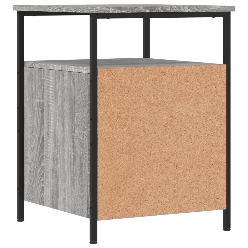 vidaXL Κομοδίνο Γκρι Sonoma 44 x 45 x 60 εκ. από Επεξεργασμένο Ξύλο