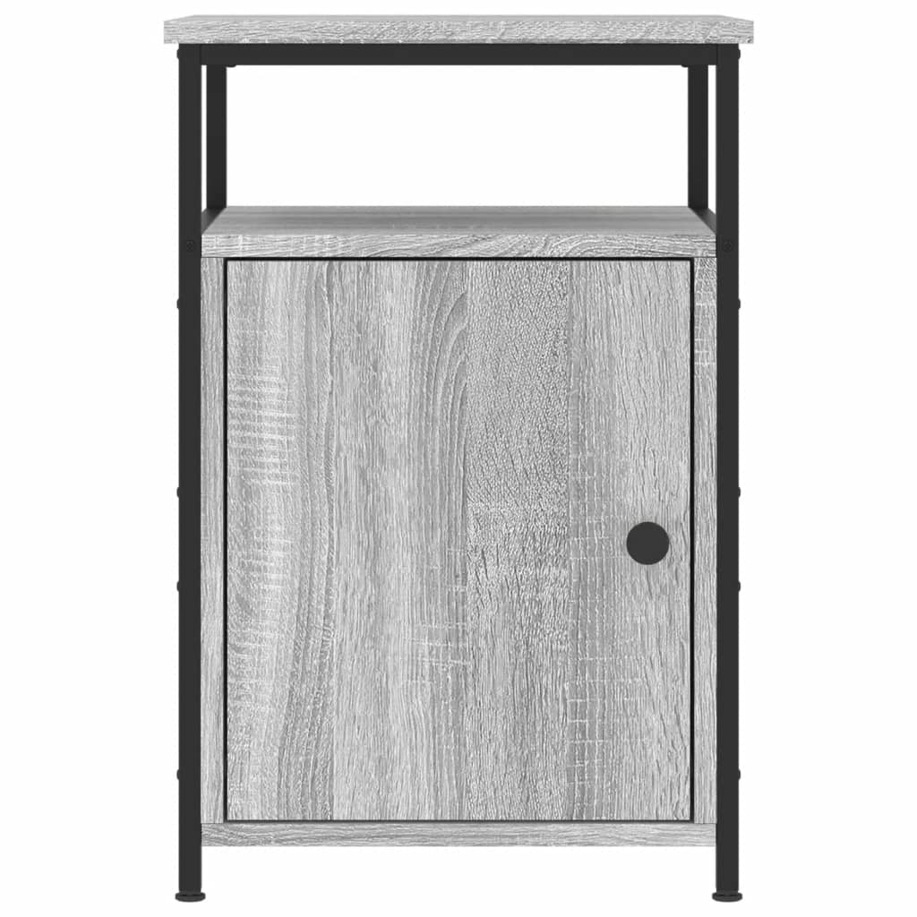 vidaXL Κομοδίνο Γκρι Sonoma 40 x 42 x 60 εκ. από Επεξεργασμένο Ξύλο