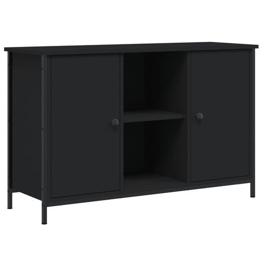vidaXL Έπιπλο Τηλεόρασης Μαύρο 100x35x65 εκ. Επεξεργασμένο Ξύλο