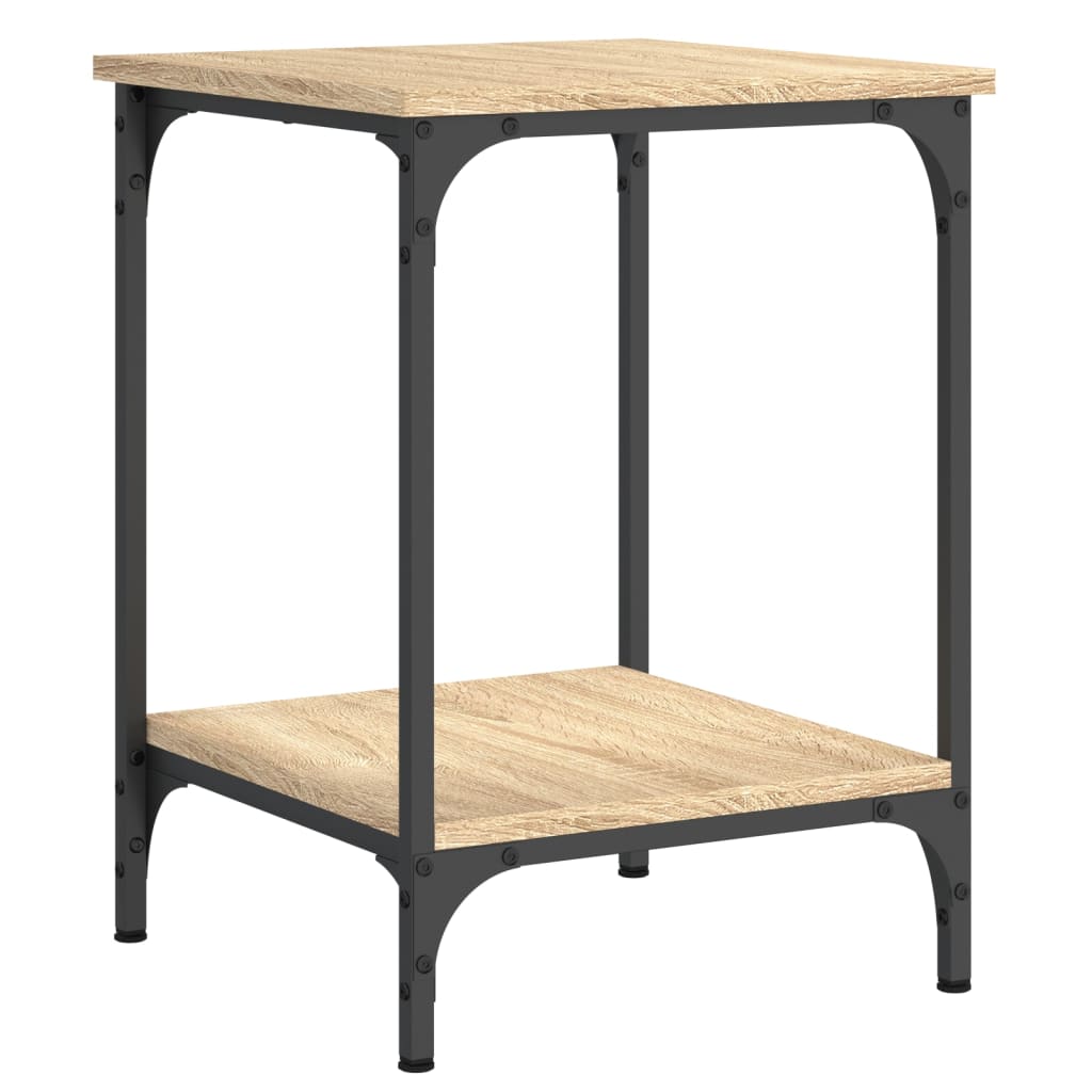 vidaXL Τραπεζάκι Σαλονιού Sonoma Δρυς 40 x 40 x 55 εκ. Επεξεργ. Ξύλο