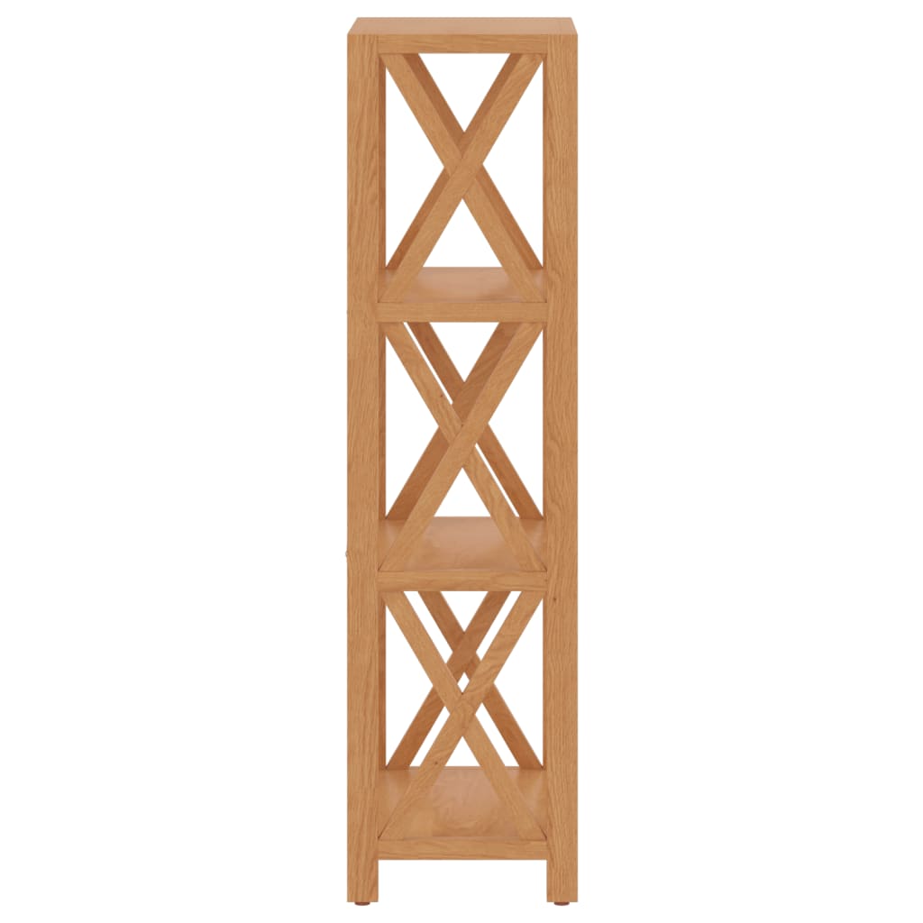 vidaXL Ραφιέρα 4 Επιπέδων 40 x 30 x 112 εκ. από Μασίφ Ξύλο Δρυός