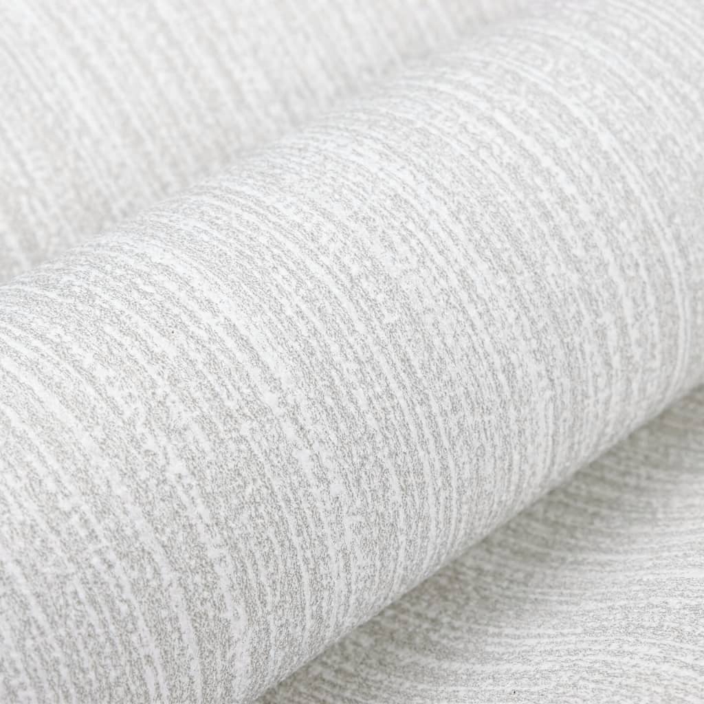 vidaXL Ταπετσαρία 3D Μονόχρωμη Γκρι 10x0,53μ Non-woven