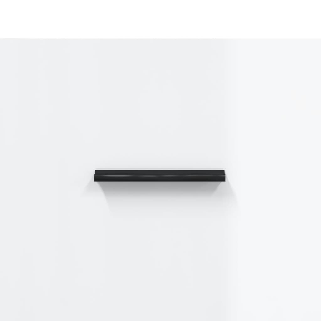 vidaXL Ντουλάπι Γυαλιστερό Λευκό 69,5x34x90 εκ. Επεξεργασμένο Ξύλο