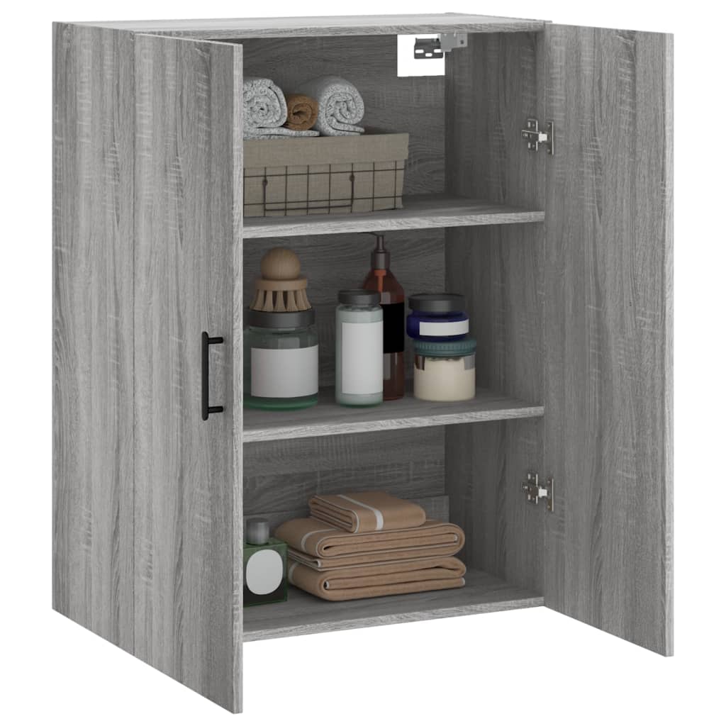 vidaXL Ντουλάπι Τοίχου Γκρι Sonoma 69,5 x 34 x 90 εκ.