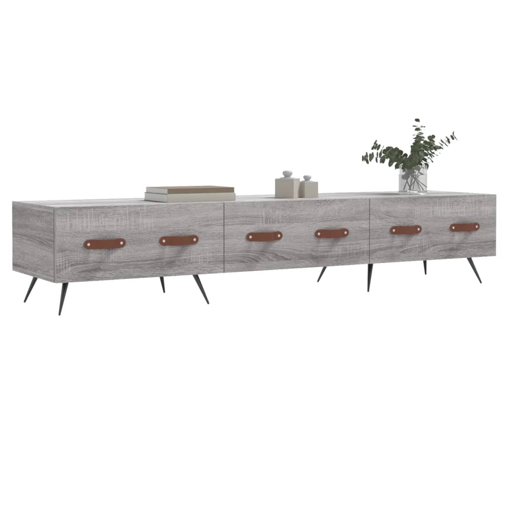 vidaXL Έπιπλο Τηλεόρασης Γκρι Sonoma 150 x 36 x 30 εκ. Επεξεργ. Ξύλο