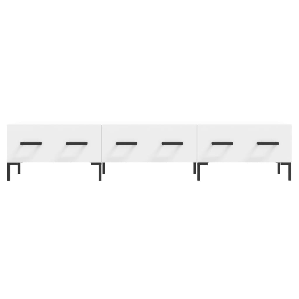 vidaXL Έπιπλο Τηλεόρασης Λευκό 150x36x30 εκ. από Επεξεργασμένο Ξύλο