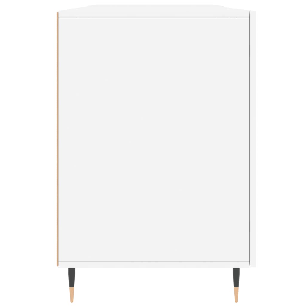 vidaXL Γραφείο Λευκό 140 x 50 x 75 εκ. από Επεξεργασμένο Ξύλο