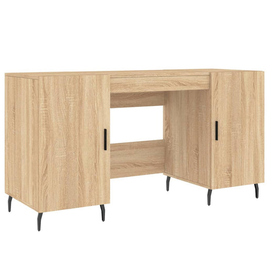 vidaXL Γραφείο Sonoma Δρυς 140 x 50 x 75 εκ. από Επεξεργασμένο Ξύλο