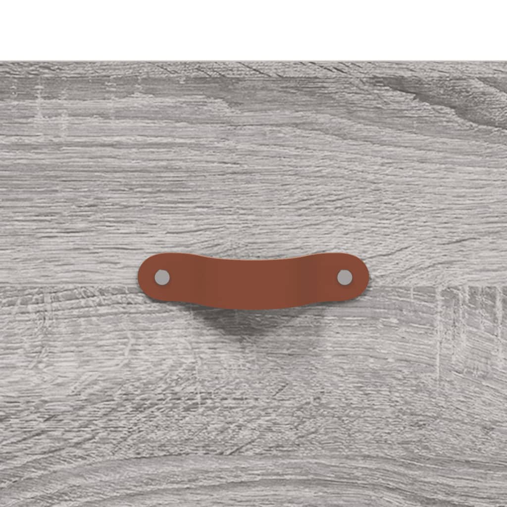 vidaXL Κομοδίνα Επιτοίχια Γκρι Sonoma 35 x 35 x 20 εκ.