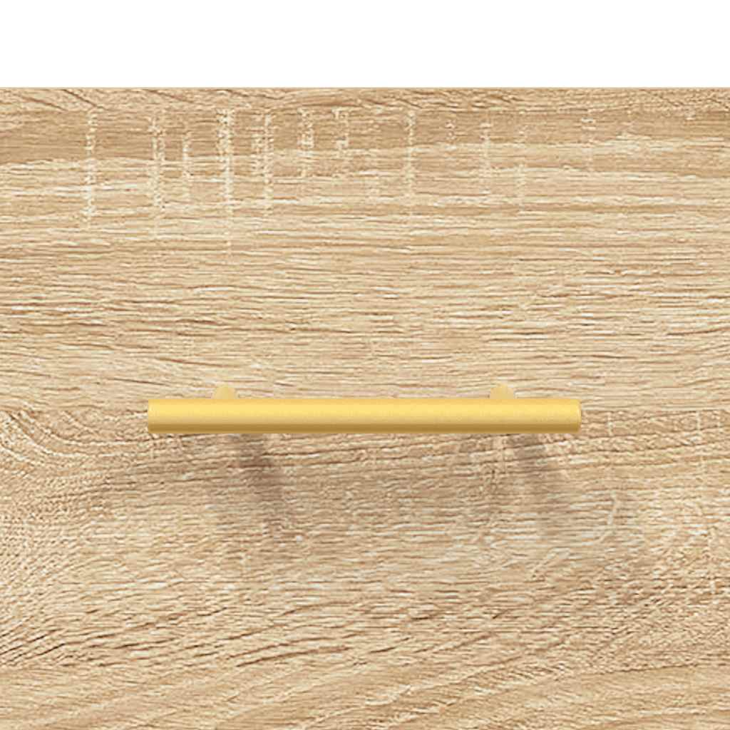 vidaXL Κομοδίνα Επιτοίχια 2 τεμ. Sonoma Δρυς 35 x 35 x 20 εκ.