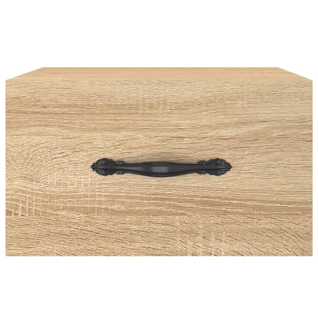 vidaXL Κομοδίνα Επιτοίχια Sonoma Δρυς 35 x 35 x 20 εκ.