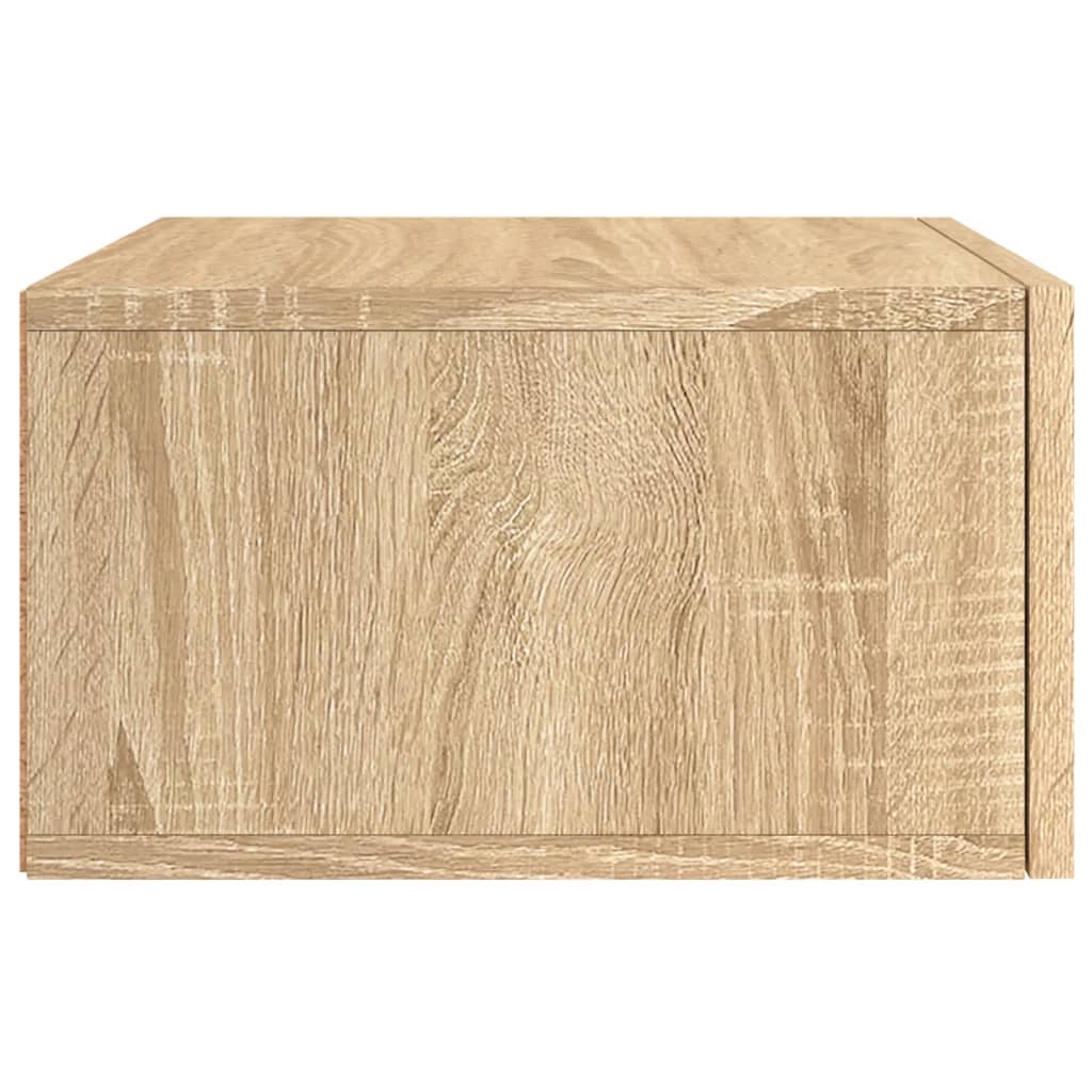 vidaXL Κομοδίνα Επιτοίχια Sonoma Δρυς 35 x 35 x 20 εκ.