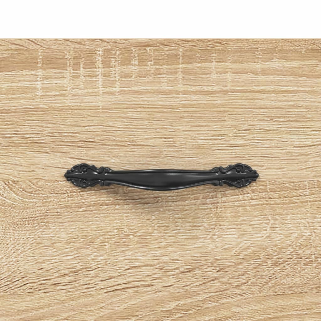 vidaXL Κομοδίνα Επιτοίχια Sonoma Δρυς 35 x 35 x 20 εκ.