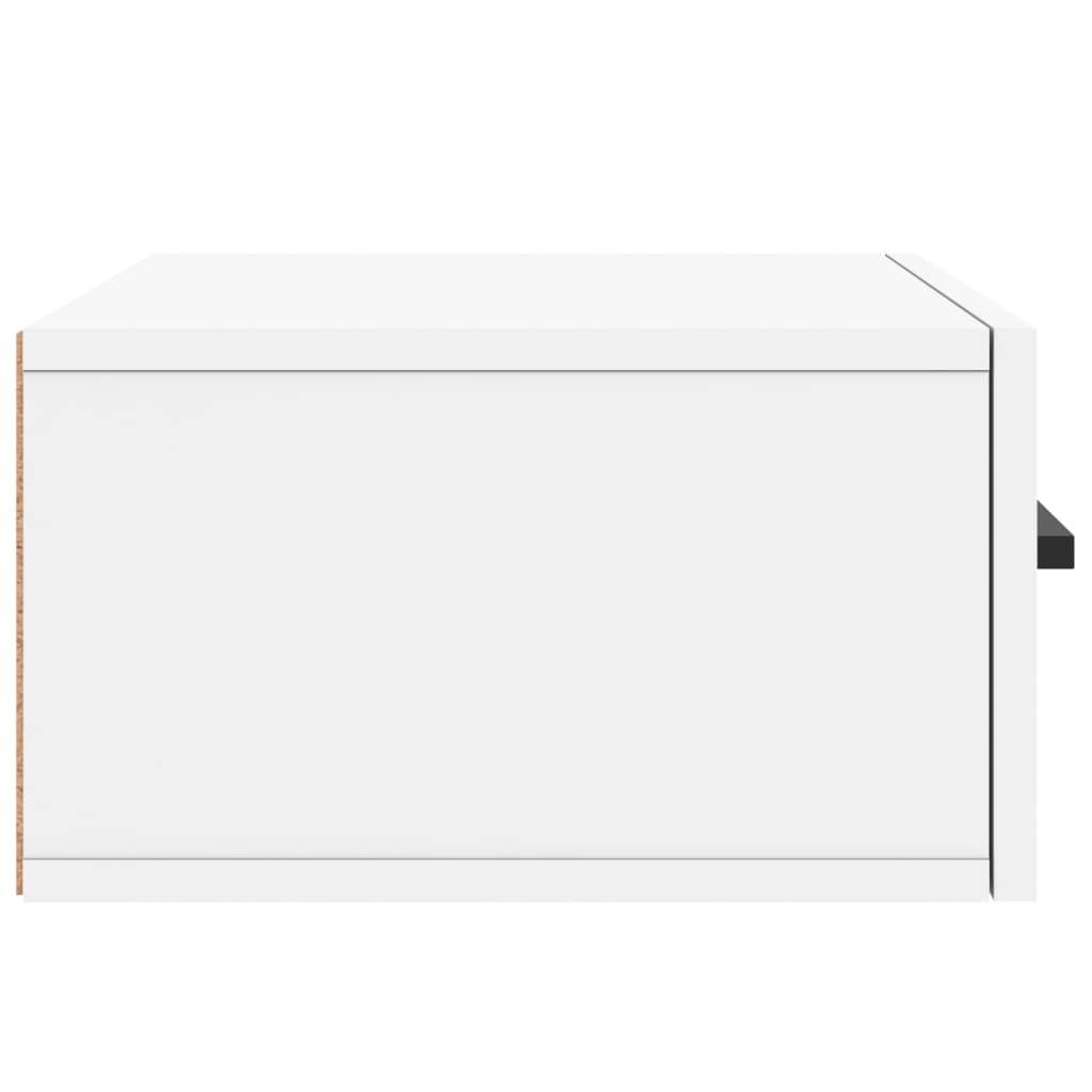 vidaXL Κομοδίνο Επιτοίχιο Λευκά 35 x 35 x 20 εκ.