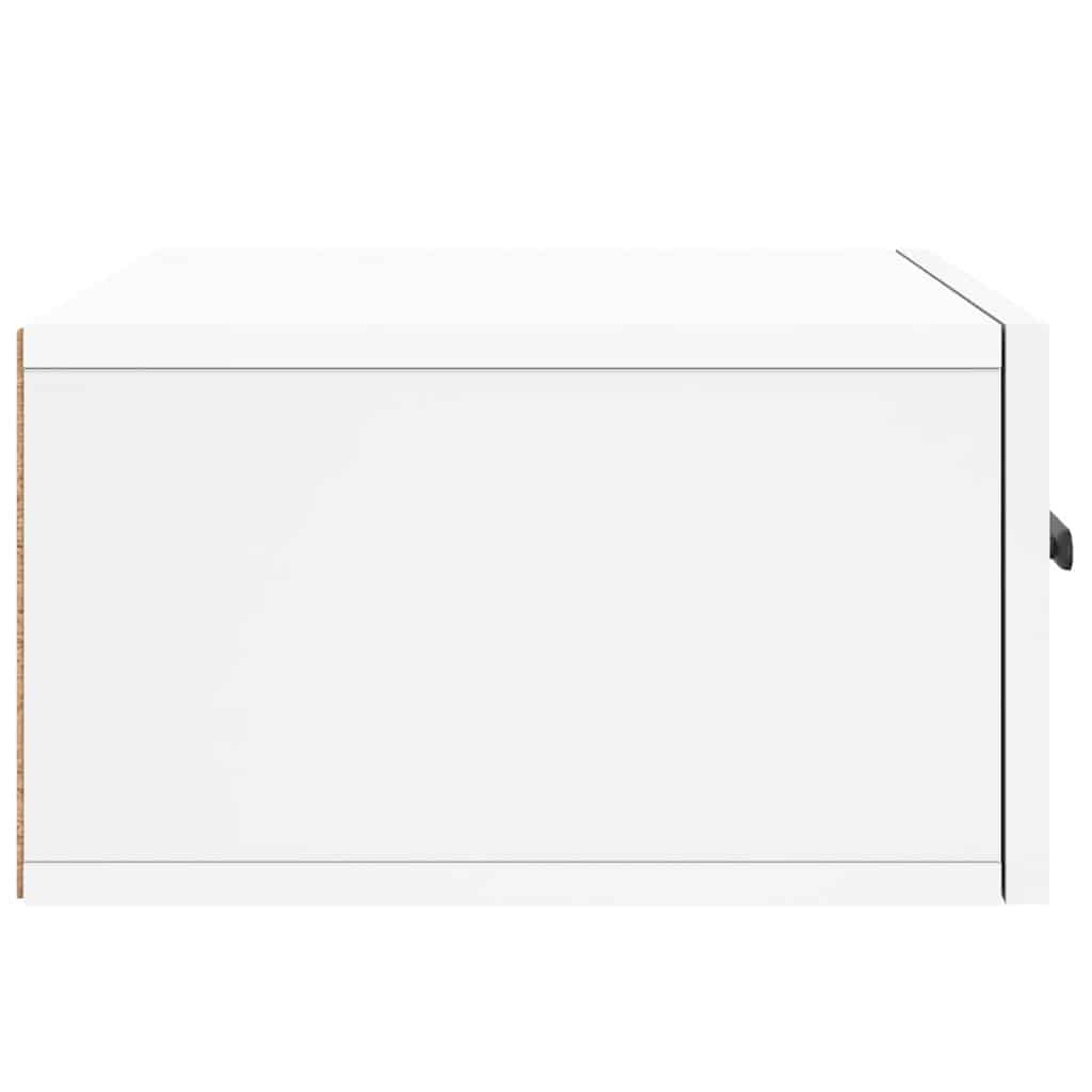 vidaXL Κομοδίνα Επιτοίχια 2 τεμ. Λευκά 35x35x20 εκ.