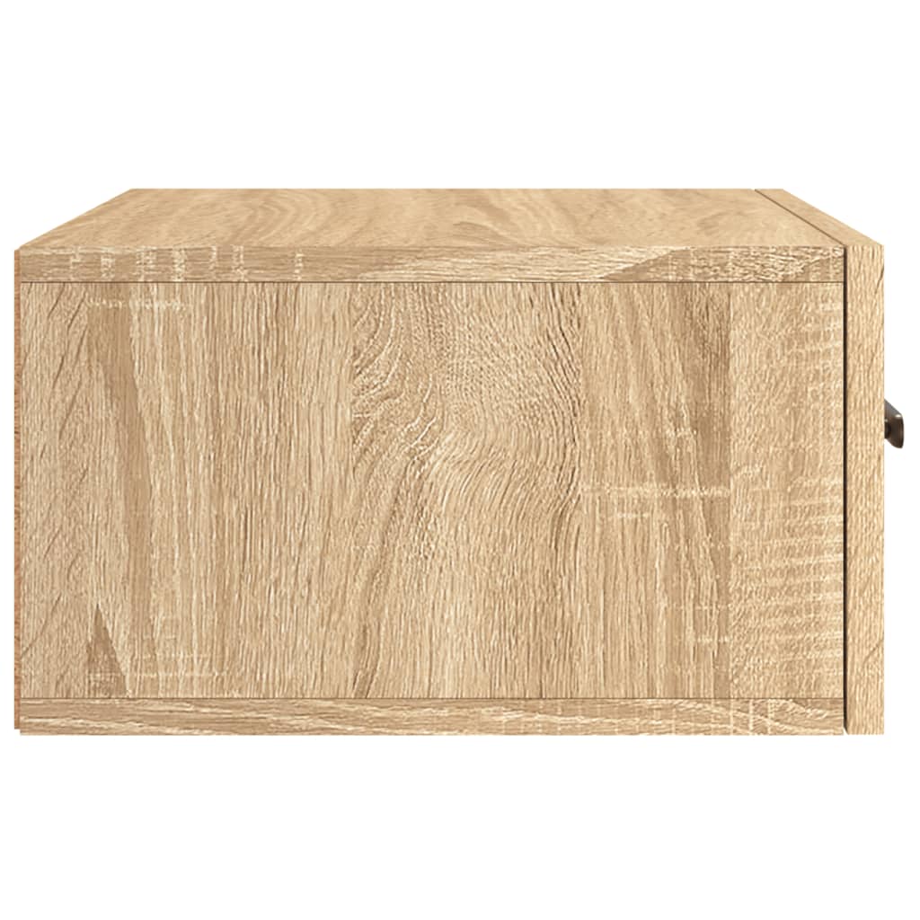 vidaXL Κομοδίνα Επιτοίχια 2 τεμ. Sonoma Δρυς 35 x 35 x 20 εκ.