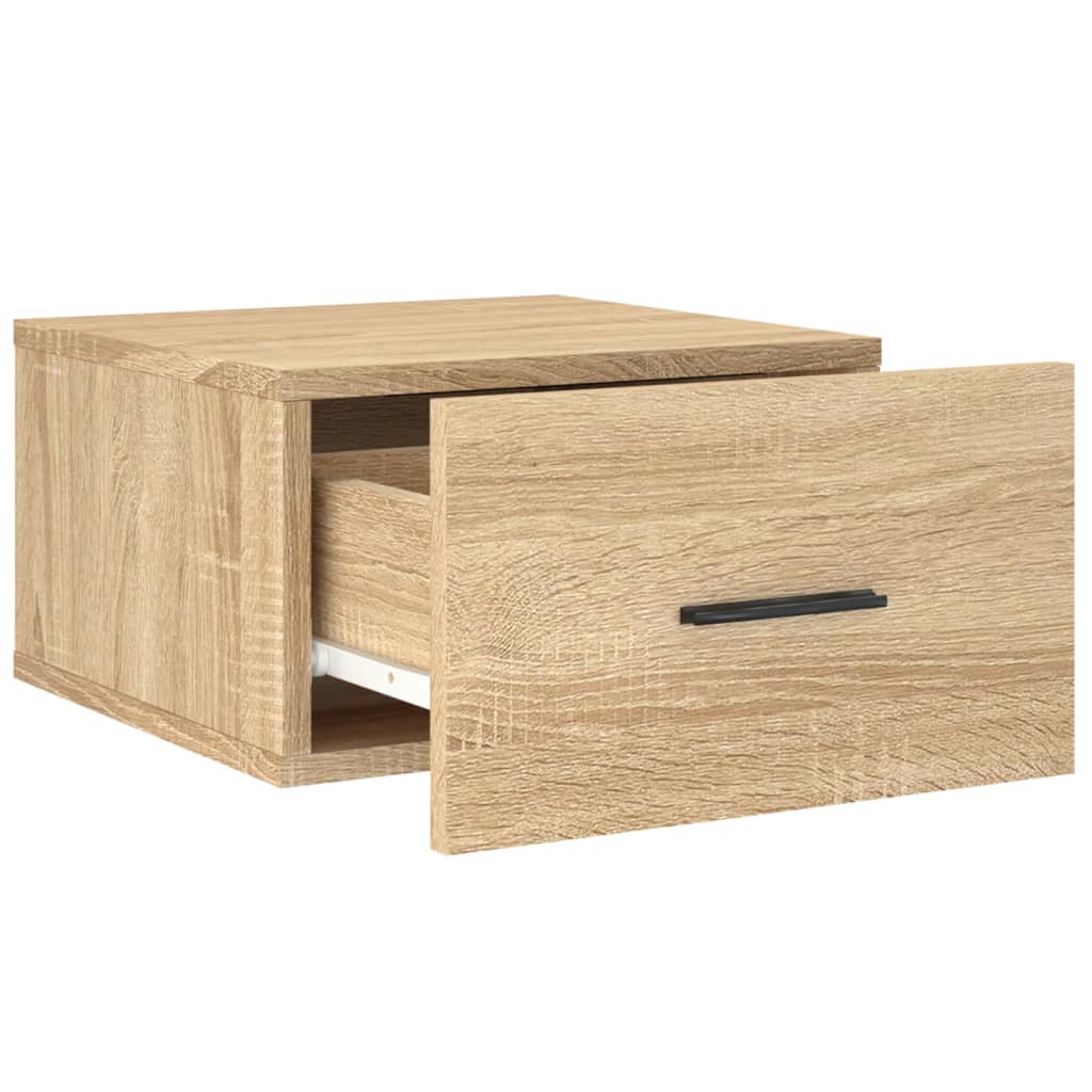 vidaXL Κομοδίνα Επιτοίχια Sonoma Δρυς 35 x 35 x 20 εκ.