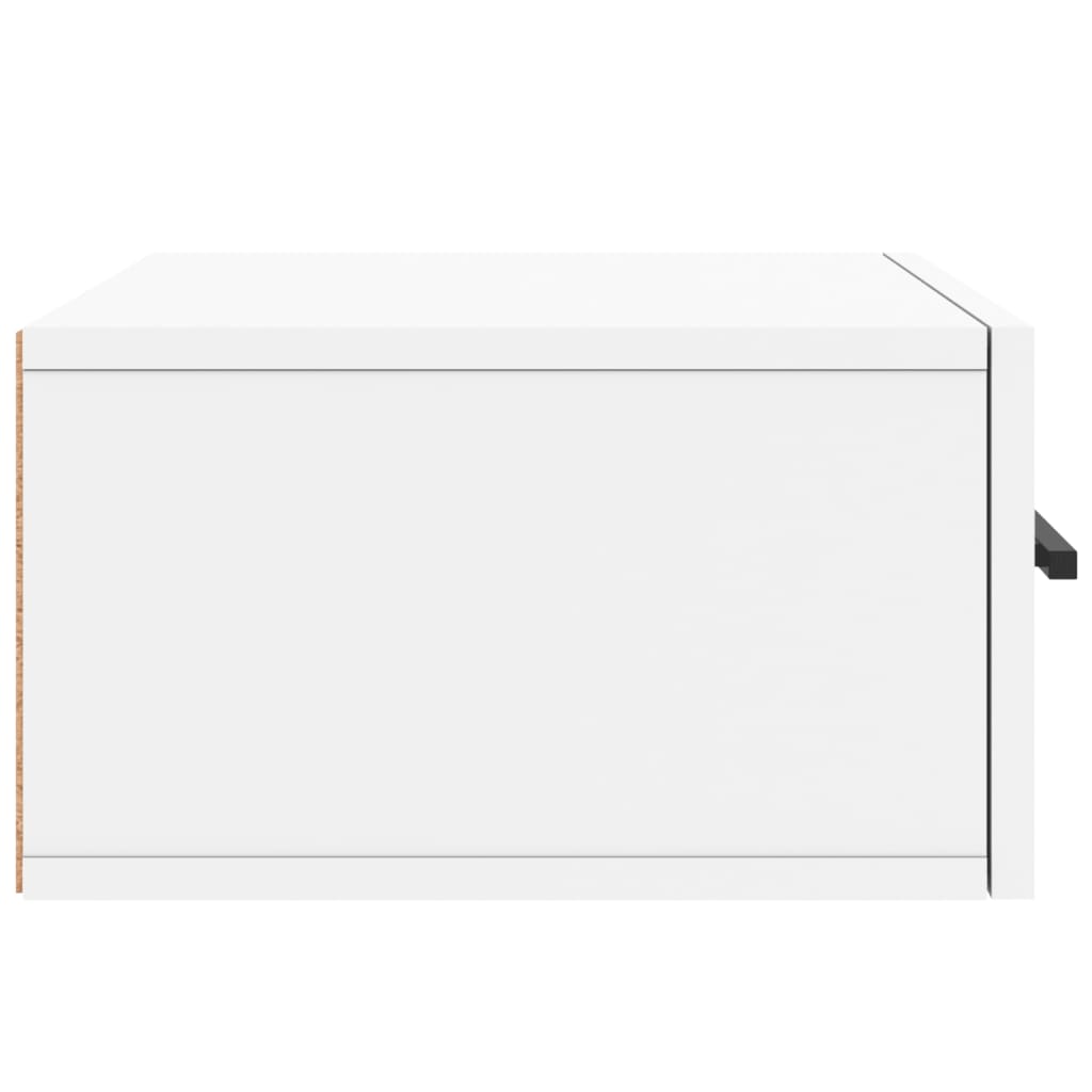 vidaXL Κομοδίνα Επιτοίχια 2 τεμ. Λευκά 35x35x20 εκ.