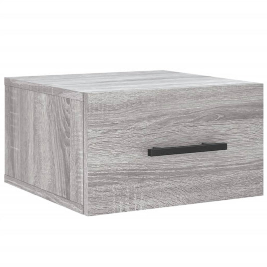 vidaXL Κομοδίνα Επιτοίχια Γκρι Sonoma 35 x 35 x 20 εκ.
