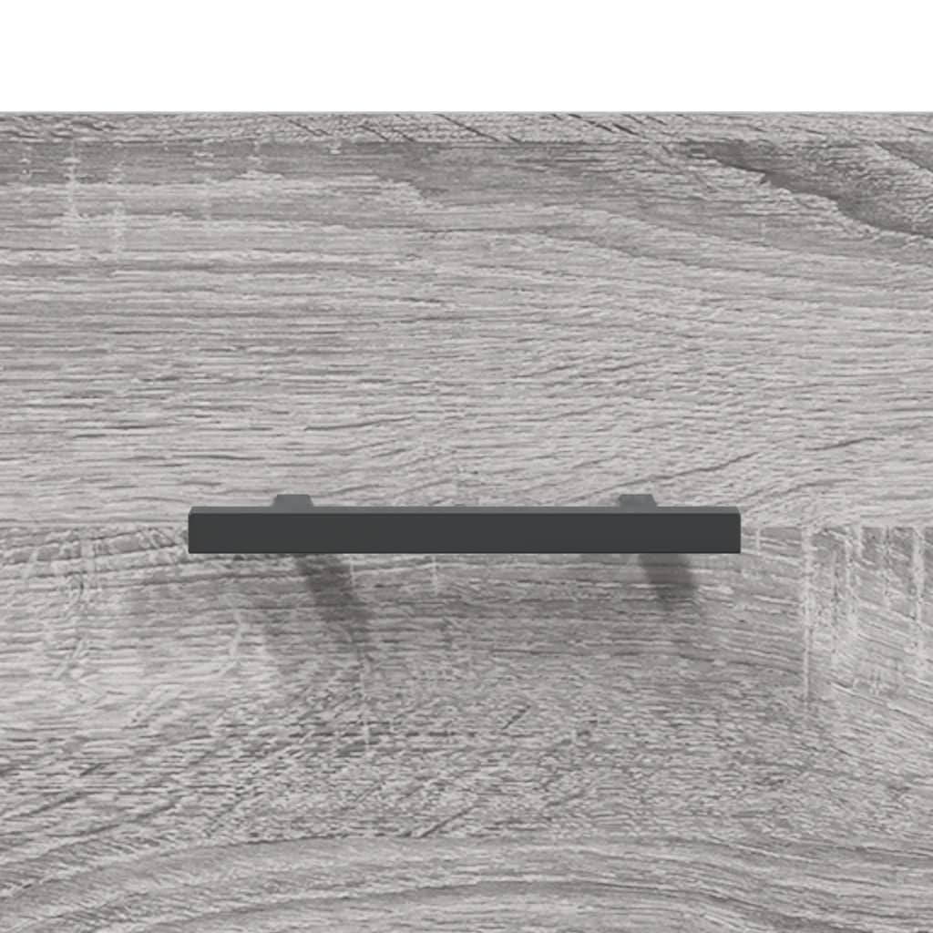 vidaXL Κομοδίνα Επιτοίχια Γκρι Sonoma 35 x 35 x 20 εκ.
