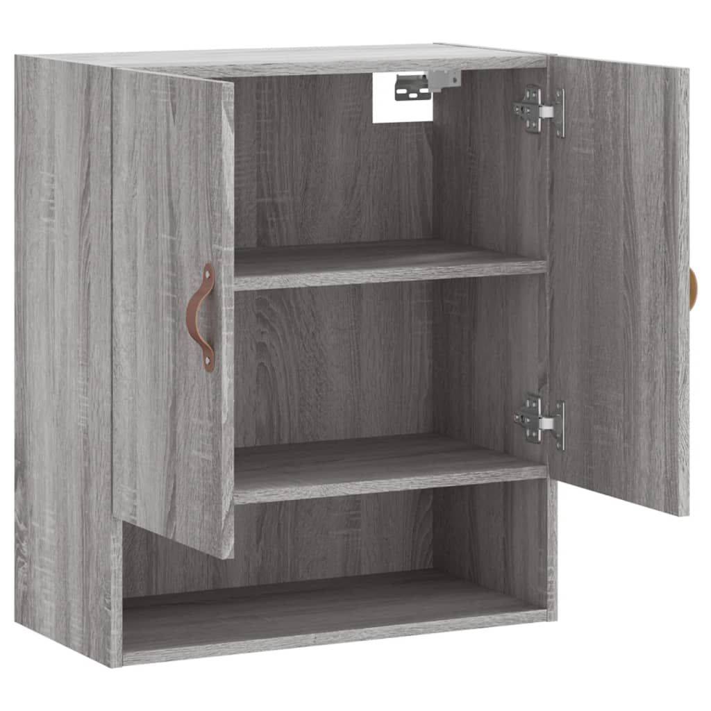 vidaXL Ντουλάπι Τοίχου Γκρι Sonoma 60x31x70εκ. Επεξεργασμένο Ξύλο