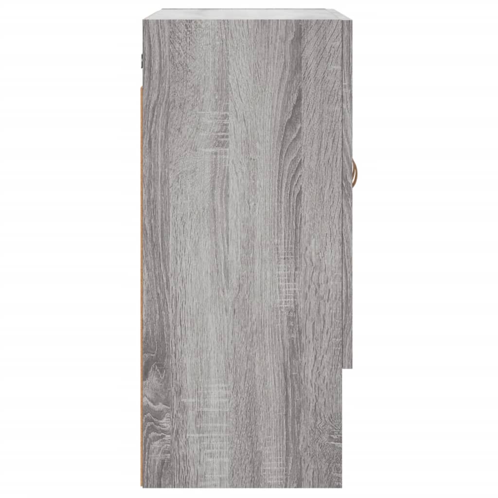 vidaXL Ντουλάπι Τοίχου Γκρι Sonoma 60x31x70εκ. Επεξεργασμένο Ξύλο