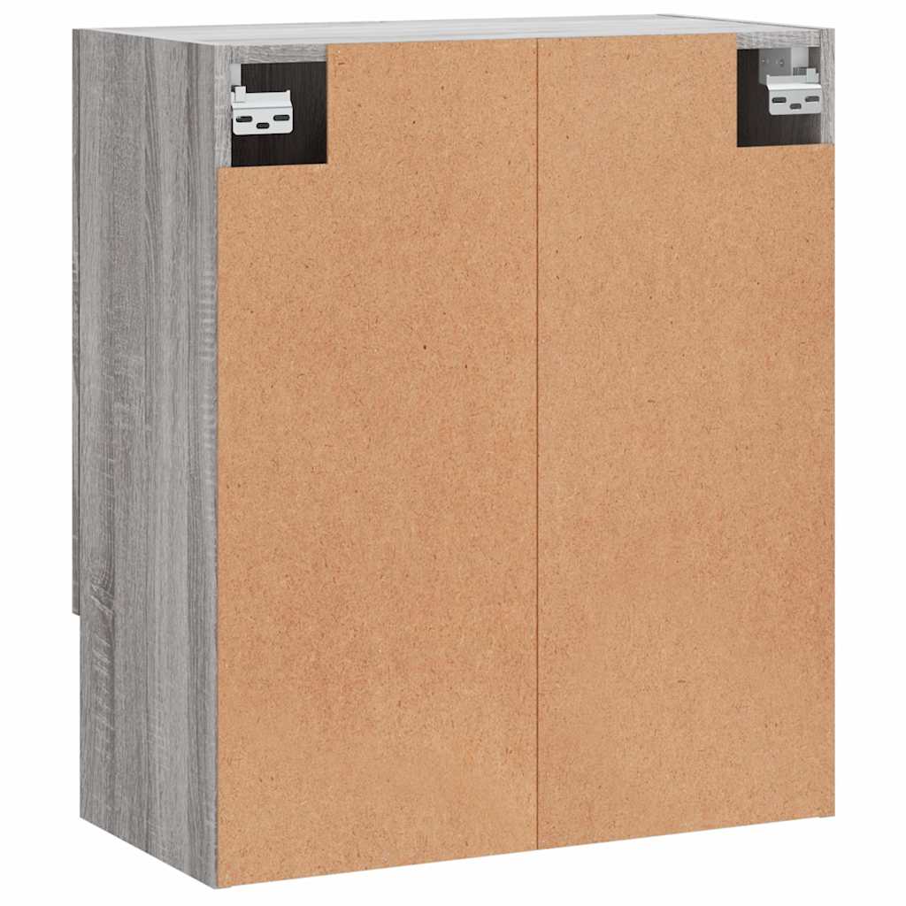 vidaXL Ντουλάπι Τοίχου Γκρι Sonoma 60x31x70εκ. Επεξεργασμένο Ξύλο