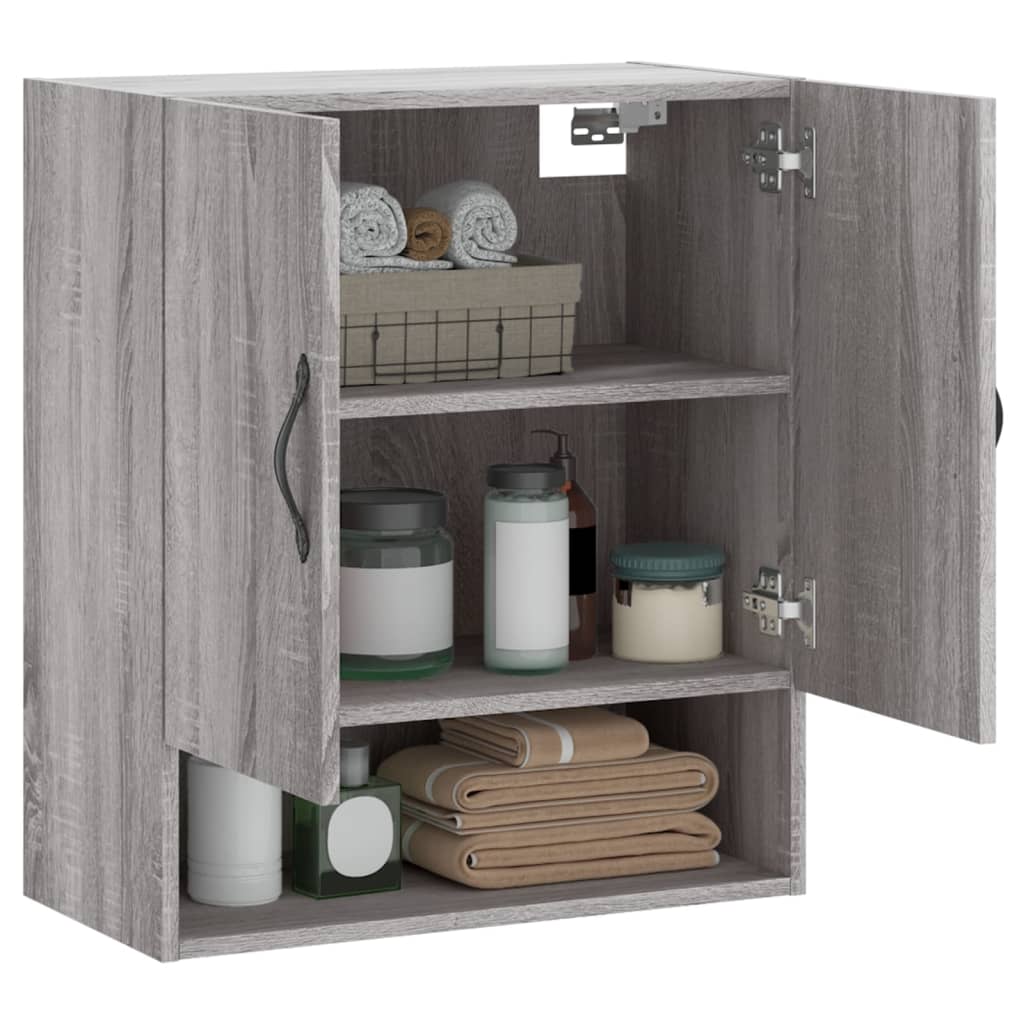 vidaXL Ντουλάπι Τοίχου Γκρι Sonoma 60 x 31 x 70 εκ. από Επεξεργ. Ξύλο
