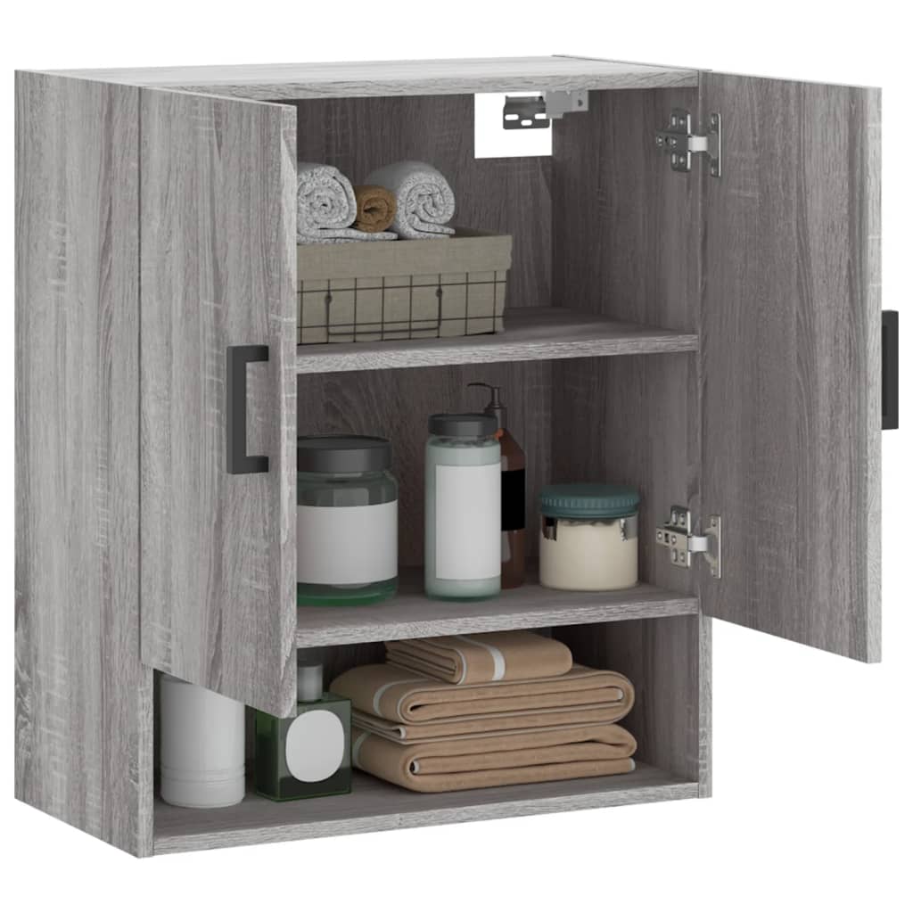 vidaXL Ντουλάπι Τοίχου Γκρι Sonoma 60 x 31 x 70 εκ. από Επεξεργ. Ξύλο