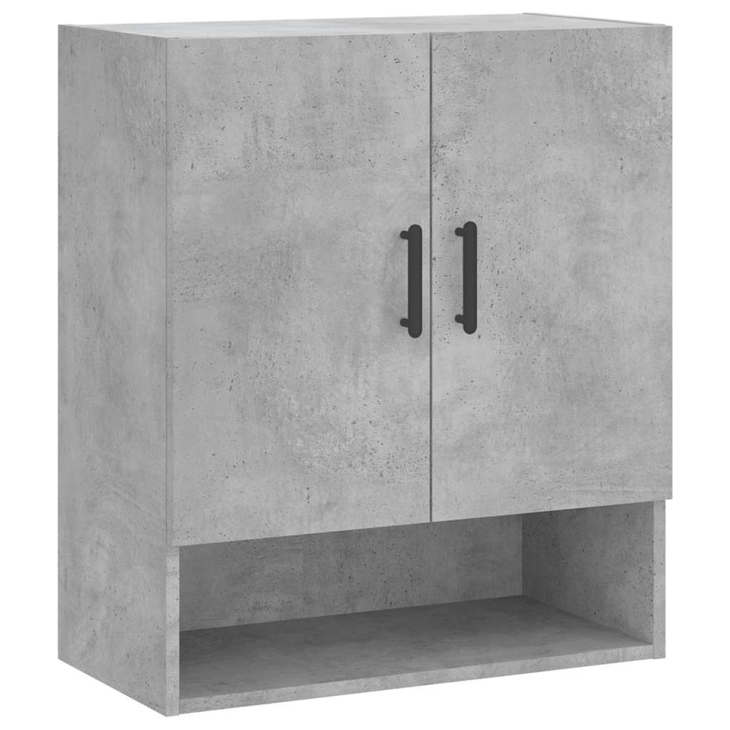vidaXL Ντουλάπι Τοίχου Γκρι Σκυρ. 60x31x70 εκ. Επεξεργασμένο Ξύλο