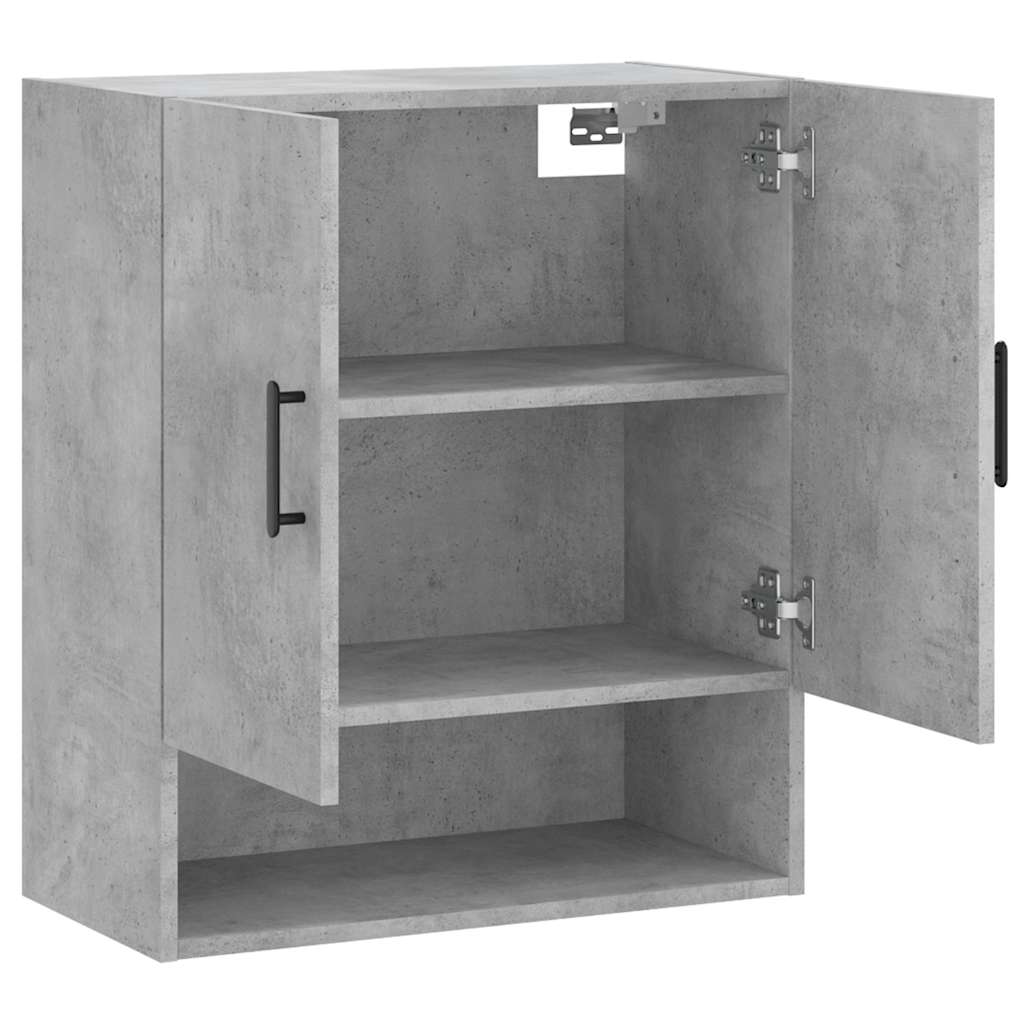 vidaXL Ντουλάπι Τοίχου Γκρι Σκυρ. 60x31x70 εκ. Επεξεργασμένο Ξύλο