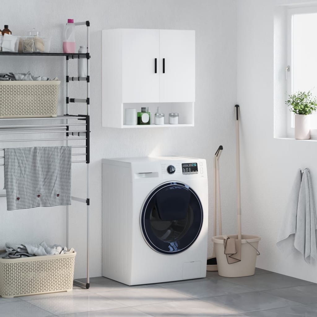 vidaXL Ντουλάπι Τοίχου Λευκό 60 x 31 x 70 εκ. από Επεξεργασμένο Ξύλο