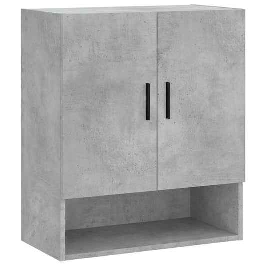 vidaXL Ντουλάπι Τοίχου Γκρι Σκυρ. 60x31x70 εκ. Επεξεργασμένο Ξύλο