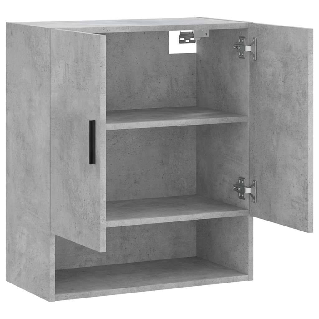 vidaXL Ντουλάπι Τοίχου Γκρι Σκυρ. 60x31x70 εκ. Επεξεργασμένο Ξύλο
