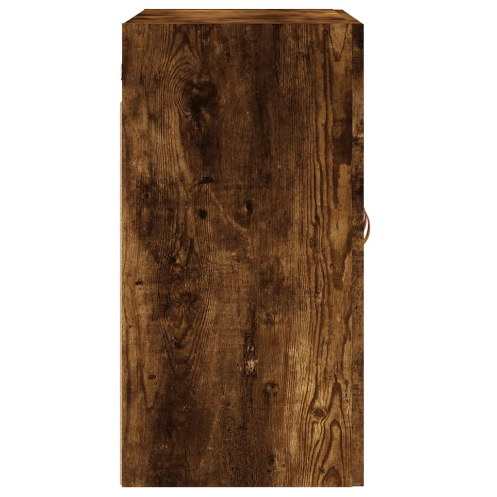 vidaXL Ντουλάπι Τοίχου Καπνιστή Δρυς 60x31x60 εκ. Επεξεργασμένο Ξύλο