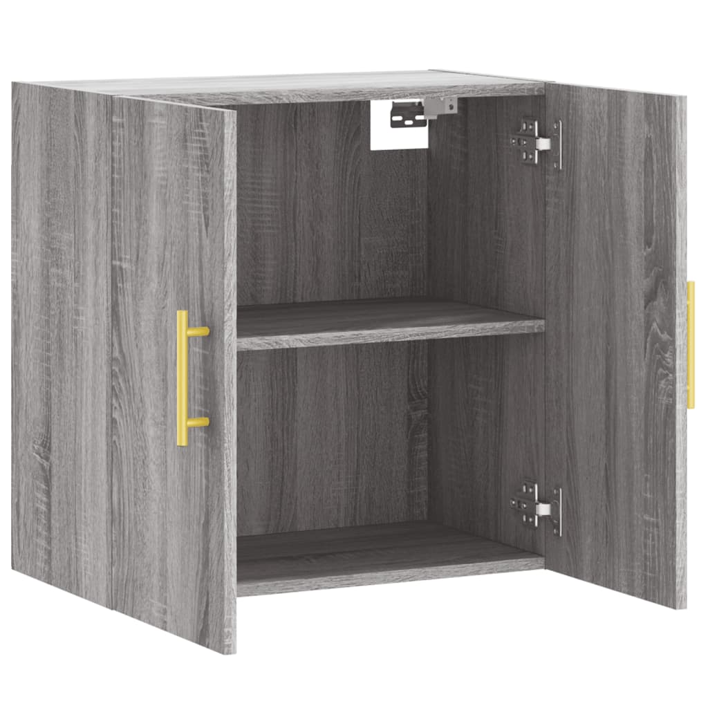 vidaXL Ντουλάπι Τοίχου Γκρι Sonoma 60x31x60 εκ. από Επεξεργασμένο Ξύλο